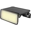 Velamp MAYA: Proiettore LED a carica solare 1000 lumen. Orientabile con rilevatore di movimento. Nero