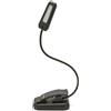 Velamp Lampada da lettura COB LED 2W ricaricabile, orientabile con clip