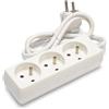 Velamp Multipresa francese 3x16A, cavo lungo 1m, H05VV-F3G1.0MM2, CE, NF