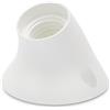 Velamp Puntoluce in termoplastica con attacco E27, base inclinata. Bianco