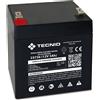 Tecnid Batteria Ricaricabile Piombo, Attacchi Faston, 12V, 5Ah. Per UPS, sistemi d'allarme, hobby.....