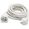 Velamp Prolunga elettrica standard francese, 3 metri, 16A, H05VV-F3G1.5MM2, NF,CE