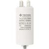 Tecnid Condensatore permanente per motori elettrici 14µF 450V. Dado M8. Condensatore di potenza. Il condensatore di spunto è in un c