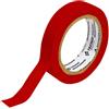 Tecnid Nastro isolante in PVC, spessore 0,13mm, 19mm x 25m. Rosso