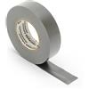 Tecnid Nastro isolante in PVC, spessore 0,13mm, 19mm x 25m. Grigio
