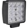 Stak Luce da lavoro 12/24V quadrata, 48W e 2800 lumen, IP67. Nero