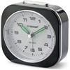 Velamp PRANCER: sveglia analogica al quarzo. Movimento silenzioso, luce e snooze. Nero