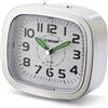 Velamp DASHER: sveglia analogica al quarzo. Movimento silenzioso, luce e snooze. Silver
