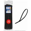 Velamp Fascette Stringicavo Nere 7,5x350mm, 50 Pezzi, Robuste, Resistenti UV per Cablaggi Industriali e Professionali