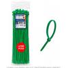 Velamp Fascette Stringicavo Verdi 4,8x300mm, 100 Pezzi, Robuste, Resistenti UV per Giardino, Piante e Cablaggi