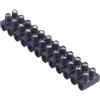 Velamp Mammut in PP, TBS-60A-25mm2. Nero. Baretta da 12pz - 10 barrette in shrink