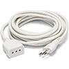 Velamp Prolunga 3 mt: Spina e presa 10A, Bianco - Cavo 3G0,75 mm²