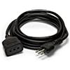 Velamp Prolunga 5 mt spina e presa 10a cavo 3g0,75 mm² nero