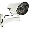 Velamp SILVEREYE: videocamera finta, con LED rosso. Funziona con 2 pile AA non fornite. Argento