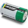 Velamp Pila zinco carbone, mezza torcia R14 C, 1,5V. Blister di 2 pile