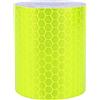 Walfront Strisce catarifrangenti Adesive 5cm x Catarifrangente Nastro Adesivo Giallo Fluo Nastro Adesivo Riflettente Nastro di Avvertenza a Rotolo