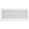 KRATKI griglia di ventilazione AIR FRESH 17 x 37 x 4,5 cm bianco per camino | Griglia di ventilazione griglia per camino FRESH 17cm x 37cm bianco; Peso 1.2 kg