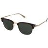 Montblanc MB0364S 002 | Occhiali da Sole Graduati o Non Graduati | Prova Online | Unisex | Metallo | Browline | Marrone, Oro, Havana | Adrialenti