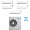 Hisense Climatizzatore Condizionatore Hisense Hi Comfort Wifi R32 Penta Split Inverter 7000 + 7000 + 7000 + 9000 + 9000 BTU con U.E. 5AMW105U4RQC