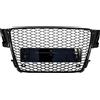 KITT Specials Griglia per AUDI A5 8T 2008-2011 RS5 Look Senza Emblema Nero lucido