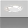 TopLight MERCURY APPLIQUE PLAFONIERA GRANDE BIANCO LED CCT 3000 4000K 7950LM 65W