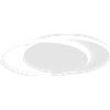 TopLight MERCURY APPLIQUE PLAFONIERA PICCOLA BIANCO LED CCT 3000 4000K 5100LM 42W