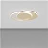 TopLight MERCURY APPLIQUE PLAFONIERA PICCOLA GOLD LED CCT 3000 4000K 5100LM 42W