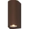 TopLight LIONE APPLIQUE BIEMISSIONE 2 LUCI CORTEN IP65 IK04 ATTACCO GU10 CONFEZIONE DA 20 PEZZI