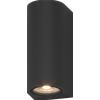 TopLight LIONE APPLIQUE BIEMISSIONE 2 LUCI NERO IP65 IK04 ATTACCO GU10 CONFEZIONE DA 20 PEZZI