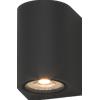 TopLight LIONE APPLIQUE MONOEMISSIONE 1 LUCE NERO IP65 IK04 ATTACCO GU10 CONFEZIONE DA 20 PEZZI