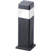 TopLight LODI PALO 50 CM 1 LUCE NERO IP55 ATTACCO GX53 LED 10W LAMPADINA INCLUSA