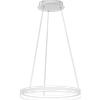 TopLight MALIKA SOSPENSIONE 60 CM BIANCO LED CCT SWITCH 3000/4000/6000°K 42W 5219-5354LM CRI 90