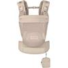 Cybex Gold Laya Marsupio Ergonomico Neonato con Tessuto Adattabile, Mesh 3D Traspirante e Fibbie Magnetiche, dalla Nascita fino a 15 kg - Almond Beige
