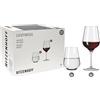 RITZENHOFF Set di 12 bicchieri da vino rosso e acqua, 400 ml, prodotti in | Codice articolo: 6111011, serie Lichtweiss, 12 bicchieri da vino rosso e acqua, 400 ml, in cristallo