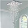BESTIER Moderno cristallo goccia di pioggia lampadario illuminazione a incasso LED plafoniera lampada a sospensione per sala da pranzo bagno camera da letto soggiorno 8 GU10 LED Lampadine richiesto