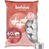 Bolsius D-light Lumini - In Sacchetto - 60 Pezzi - Cera Inodore - Durata: fino a 6 ore a lumino - Cera Vegana - Senza Olio di Palma - Candele Decorative - Senza Profumo