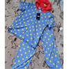 Pigiama BT21 TATA Dot Set L Taglia Blu Giallo Innerwear Pigiama Nuovo dal...