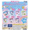 CRUX Heisei Memory Uruchuru Seal Mini portachiavi set di 6 Gacha