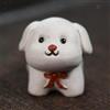 Mini figurina per animali da tè per la scultura per cani argilla in argilla