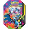 Game Vision MEGA CHARIZARD X EX Pokemon TIN METAL BOX ITALIANO 4 Buste Gioco Carte Originale