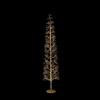 GIODICART Albero di Natale Faggio Slim 1080 LED, Altezza 180 cm, Finitura Oro