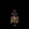 GIODICART Albero di Natale Faggio Classico 270 LED, Altezza 50 cm, Finitura Oro per Interni ed Esterni