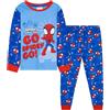Marvel Spiderman Pigiama Bambino, Comodo Traspirante Pigiami - Regalo Ragazzo (Blu Spidey, 7-8 Anni)