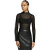 Urban Classics Damen Ladies Mesh Turtleneck Body black, 4XL