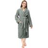 NY Threads Soffice Vestaglia Donna Invernale Pile Morbido Accappatoio Collo a Scialle