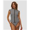 Seafolly Top Da Bagno Da Donna Seafolly Cap Sleeve Sunvest