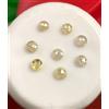 Sparkling Fancy Diamonds Lotto Diamanti Naturali Taglio Rose Round 0.25 ct, Fancy