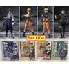 Bandai S.H.Figuarts Naruto Shippuden Naruto Sasuke Shikamaru Set di 4 Bandai Japan N...