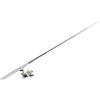Naroote Canna da Pesca Tascabile, Mini in Lega di Alluminio 20cm, per Uso | Design leggero, Materiale ad alta resistenza, Ideale per la pesca in mare, Con mulinello da spinning