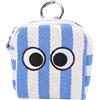 Tbest per Palla, Borsa Leggera con Occhi Ricamati, 9x9x4 Cm, for attività | Misto Cotone e Poliestere, Ideale per Sport All'aperto, con Clip in Metallo